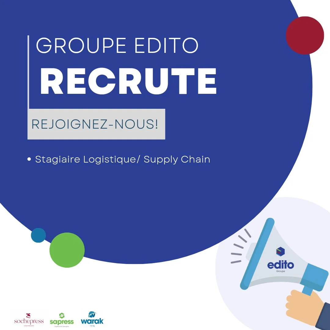 Stage Rémunéré Groupe Edito Sapress Maroc 2023