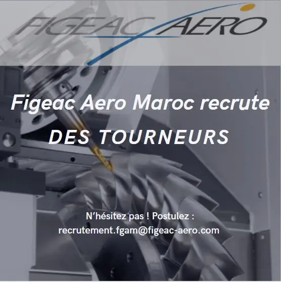 Figeac Aero Maroc recrute des Tourneurs