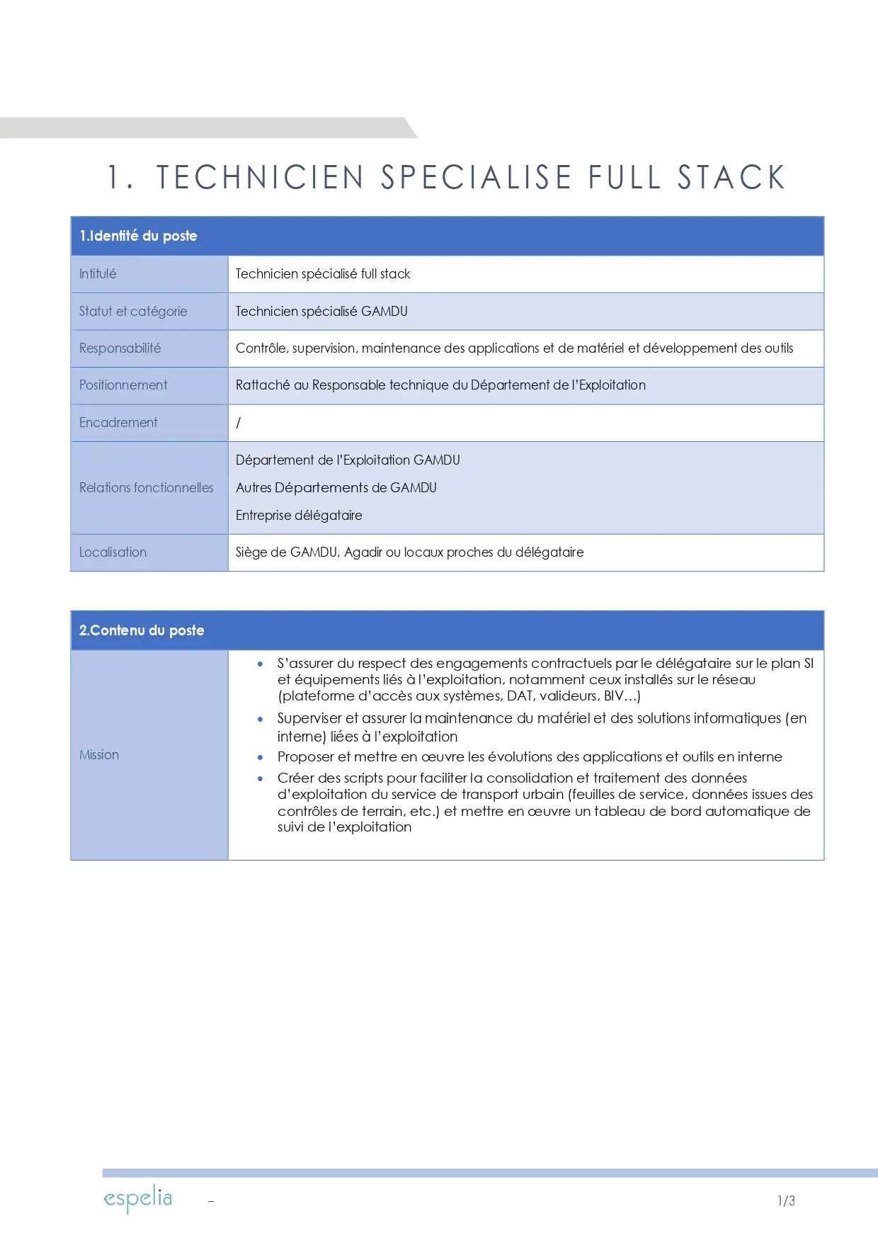 Concours de Recrutement Agadir Mobilité 2025